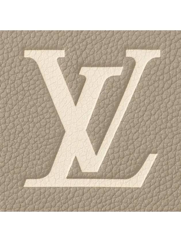 Zippy Bicolor Monogram Empreinte Leather Long Wallet Grey - LOUIS VUITTON - BALAAN 5