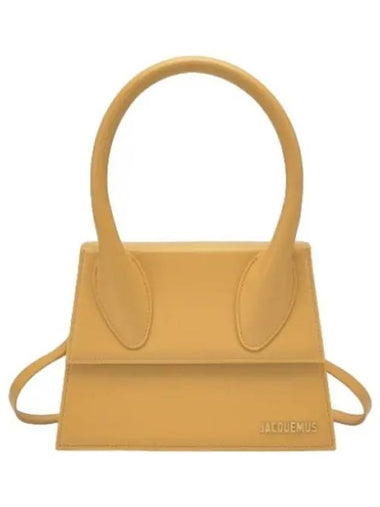 Jacquemus Le Grand Chiquito Tote Bag Dark Yellow Handbag - JACQUEMUS - BALAAN 1