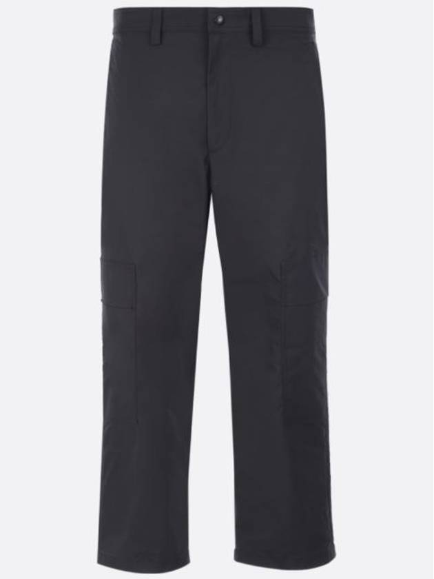 Men's Logo Cargo Straight Pants Black - VALENTINO - BALAAN 2