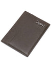 Casandre Small Grain Leather Card Wallet Dark Khaki - SAINT LAURENT - BALAAN 6