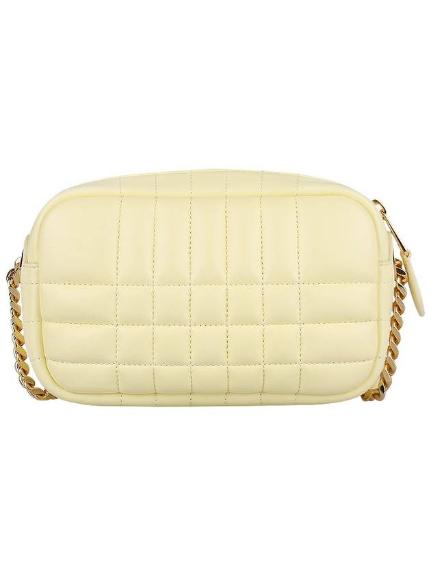 Lola Mini Quilted Camera Cross Bag Light Yellow - BURBERRY - BALAAN 6