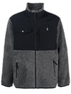 Logo Fleece Zip-Up Jacket Grey - POLO RALPH LAUREN - BALAAN 2