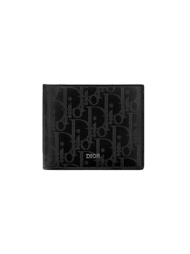 Oblique Galaxy Half Wallet Black - DIOR - BALAAN 1