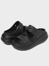 Classic Crush Sandals Black 207670 001 - CROCS - BALAAN 4