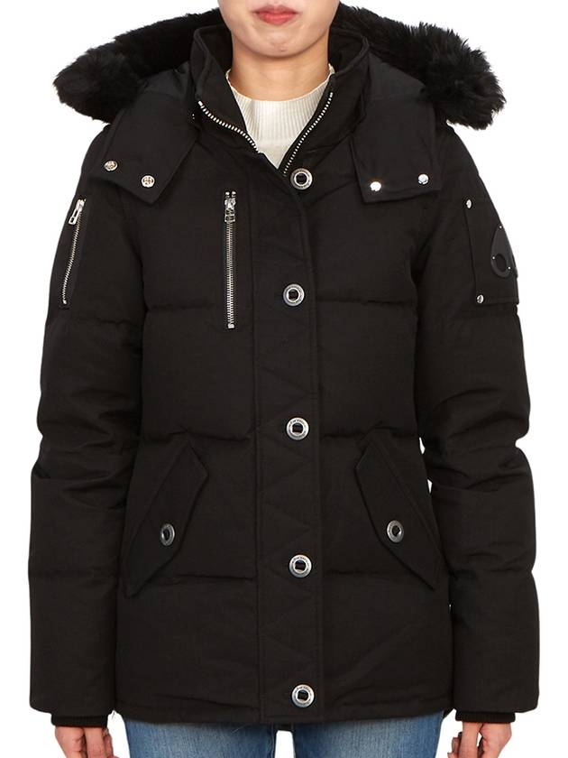 Original Threequarter Jacket Black Fur Black - MOOSE KNUCKLES - BALAAN 3