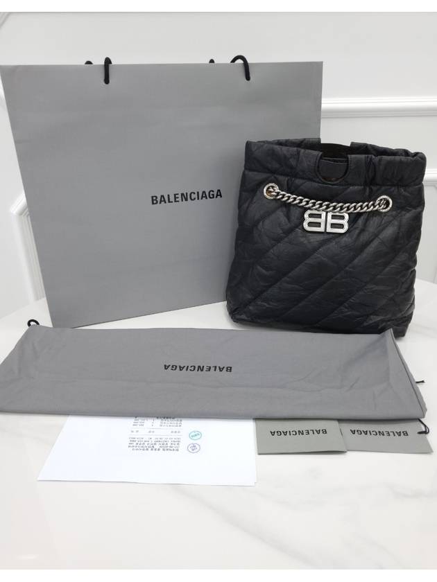 Qualted Crush Tote Bag Small - BALENCIAGA - BALAAN 6