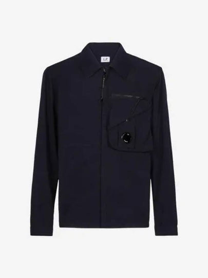 Tylon P Lens Overshirt Zip Up Jacket Black - CP COMPANY - BALAAN 2