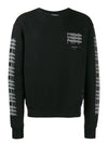 Diag Industrial Arrow Sweatshirt Black - OFF WHITE - BALAAN 3