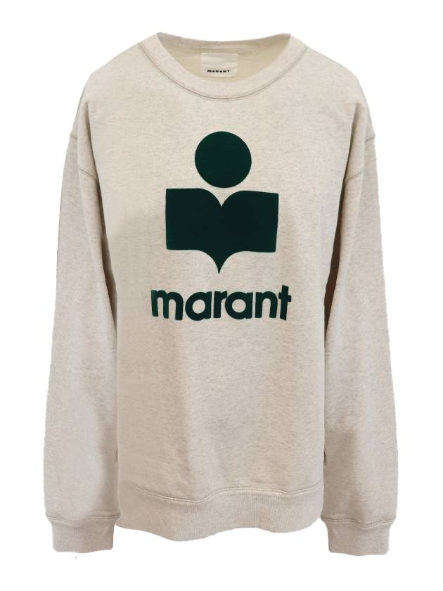 Mikoy Logo Print Sweatshirt White - ISABEL MARANT - BALAAN 2