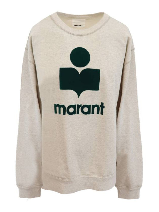 Mikoy Logo Print Sweatshirt White - ISABEL MARANT - BALAAN 2