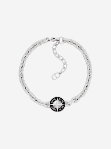 Signature Chain Bracelet Silver - DIOR - BALAAN 1