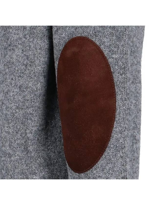 Back Stitch Elbow Patch Knit Top Grey - MAISON MARGIELA - BALAAN 5