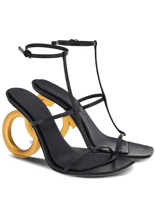 Ferragamo Sandals Black - SALVATORE FERRAGAMO - BALAAN 3