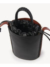 logo leather small bucket bag black - CHLOE - BALAAN.