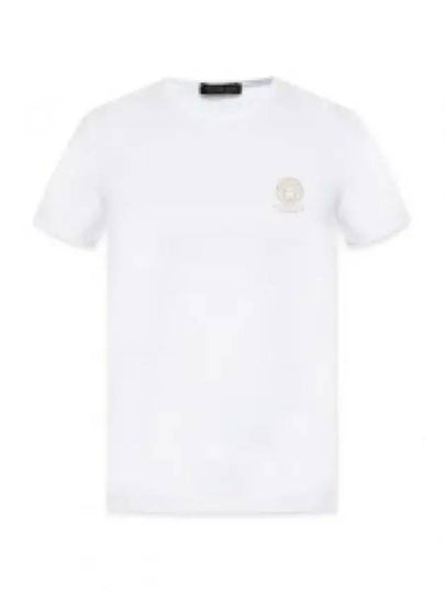 Men's Logo Medusa Cotton Short Sleeve T-Shirt White - VERSACE - BALAAN 2