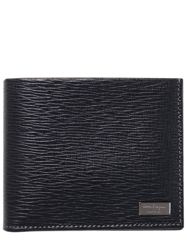 Men's Classic Logo Half Wallet Black - SALVATORE FERRAGAMO - BALAAN 2