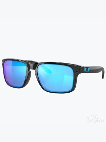 Holbrook Polished Black W Prism Sapphire OO9102 F5 OO9102 F555 - OAKLEY - BALAAN 1