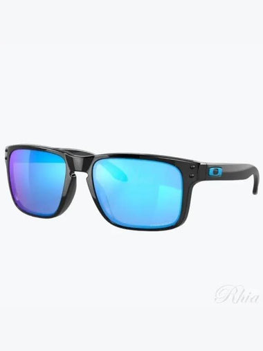 Holbrook Polished Black W Prism Sapphire OO9102 F5 OO9102 F555 - OAKLEY - BALAAN 1