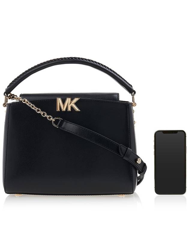 Cali Medium Leather Tote Bag Black - MICHAEL KORS - BALAAN.