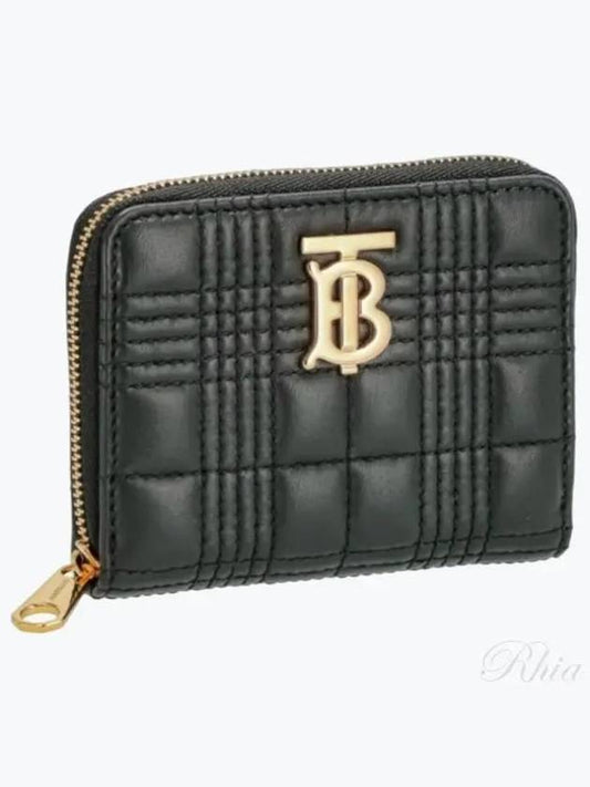 Women's Lola Quilted Zipper Halfwallet Black - BURBERRY - BALAAN 2