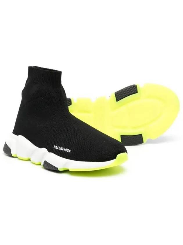 Kids Logo Speedrunner Sneakers Black - BALENCIAGA - BALAAN 4