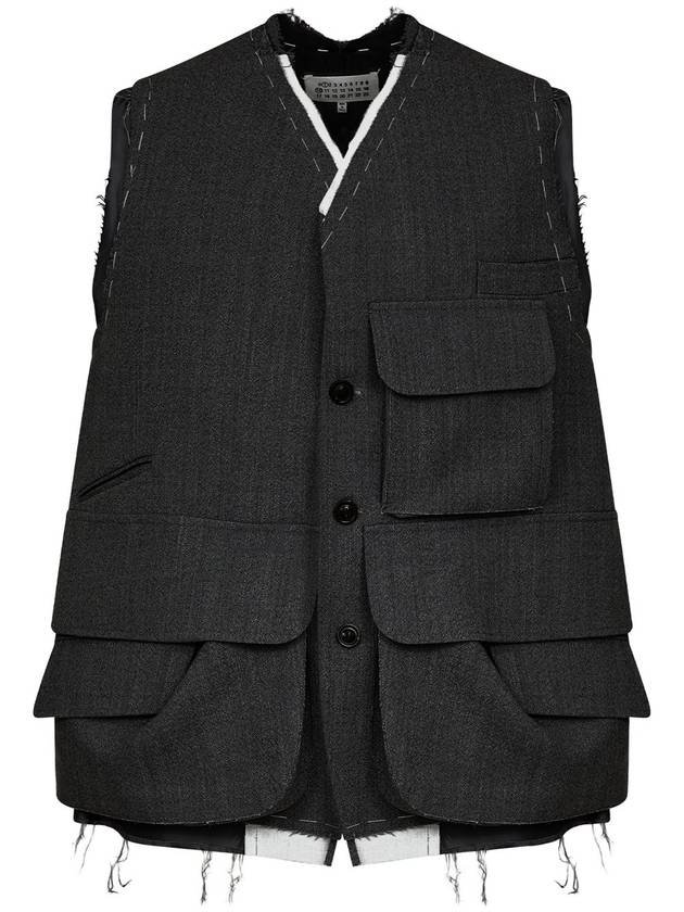 cargo wool vest - MAISON MARGIELA - BALAAN 1