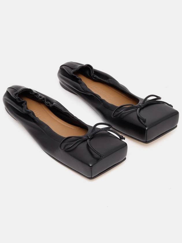 square ballet flats black - JACQUEMUS - BALAAN 3