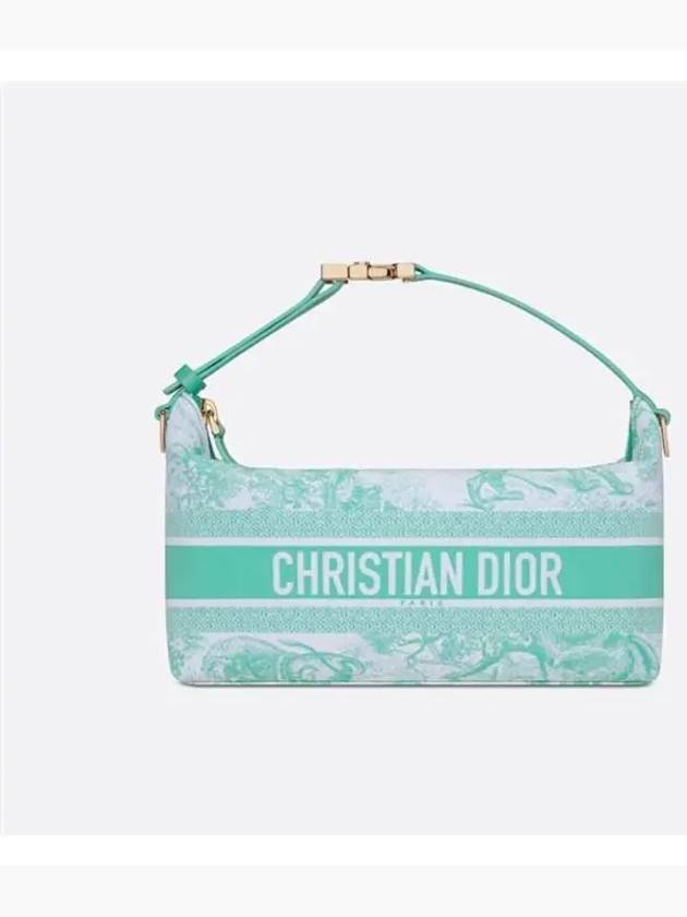 Dioriviera Nomad Medium Pouch Aquamarina Green - DIOR - BALAAN 2