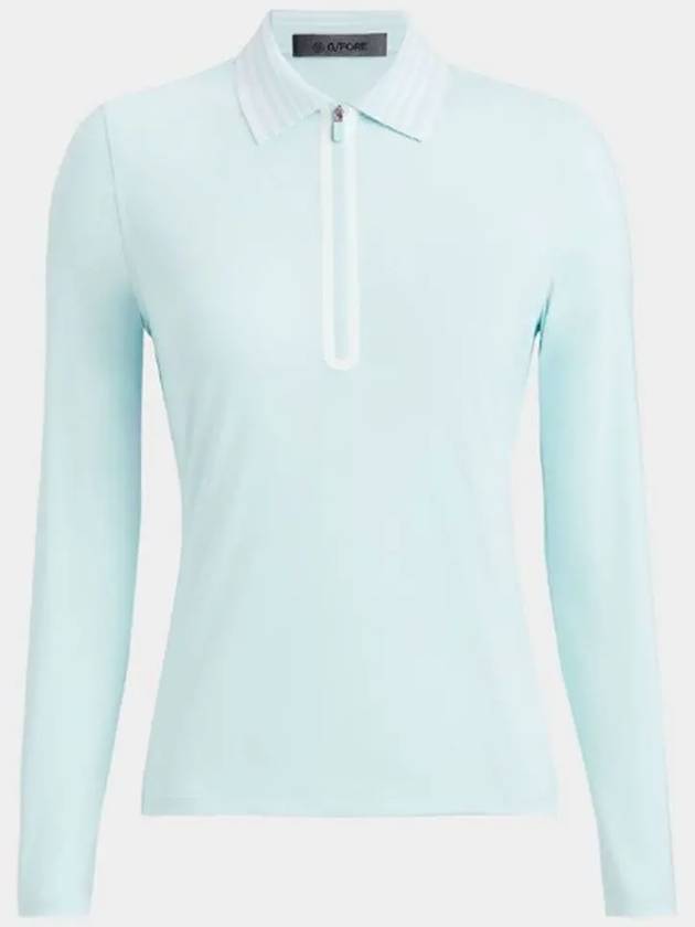 Women s Silky Tech Nylon Quarter Zip Polo GLP000001 DAYBREAK - G/FORE - BALAAN 1