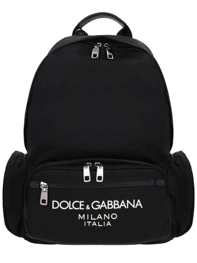 logo nylon backpack black - DOLCE&GABBANA - BALAAN 2