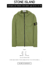 Men's Wappen Patch Naslan Pocket Hooded Jacket Green - STONE ISLAND - BALAAN 3