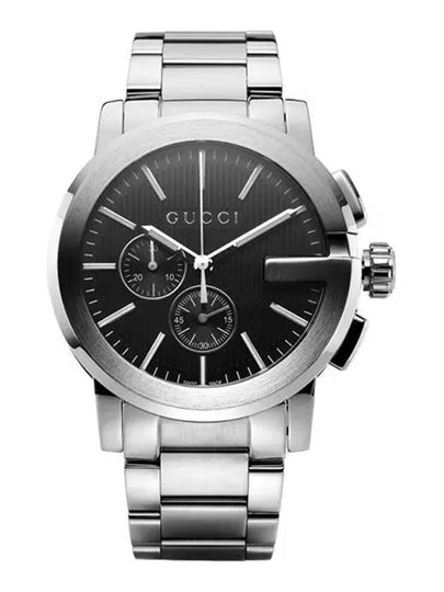 Men's G-Chrono Metal Watch Black - GUCCI - BALAAN 2