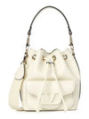 Drawstring Bucket Bag Ivory - VALENTINO - BALAAN 1