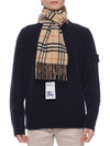 Check Reversible Cashmere Scarf Brown Sand - BURBERRY - BALAAN 4