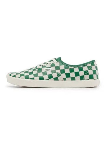 Authentic Pro Checkerboard Low Top Sneakers Green - VANS - BALAAN 1