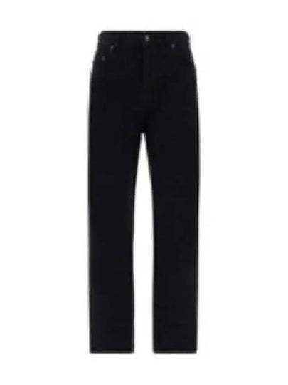 Vanessa Denim Straight Jeans Black - SAINT LAURENT - BALAAN 2