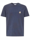 Speedy Fox Patch Comfort Short Sleeve T-Shirt Ink Blue - MAISON KITSUNE - BALAAN 2