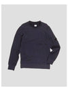 Lens Waffen Crew Neck Sweatshirt Navy - CP COMPANY - BALAAN 5