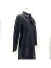 Leather Trench Coat Long Jacket - CHANEL - BALAAN 4