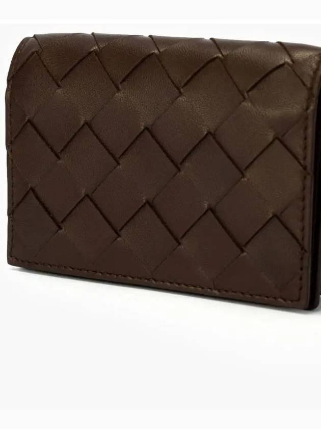 Intrecciato Card Wallet Brown - BOTTEGA VENETA - BALAAN 4