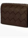 Intrecciato Leather Card Wallet Brown - BOTTEGA VENETA - BALAAN 4