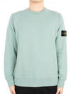 Wappen Patch Garment Dyed Sweatshirt Green - STONE ISLAND - BALAAN 2