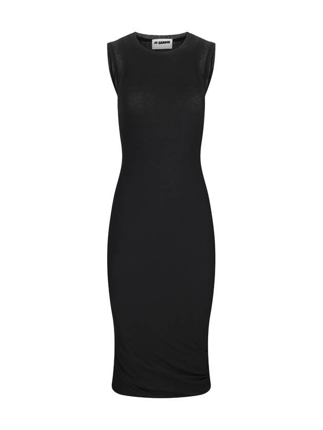 COTTON MIDI DRESS - JIL SANDER - BALAAN 1