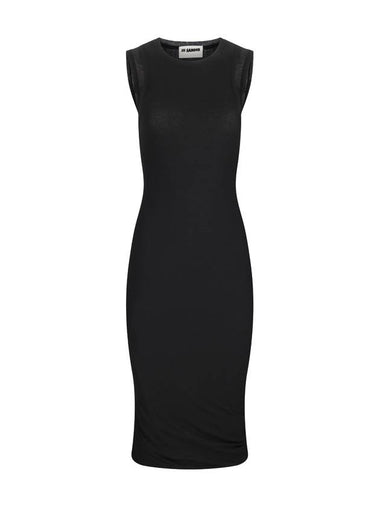 COTTON MIDI DRESS - JIL SANDER - BALAAN 1