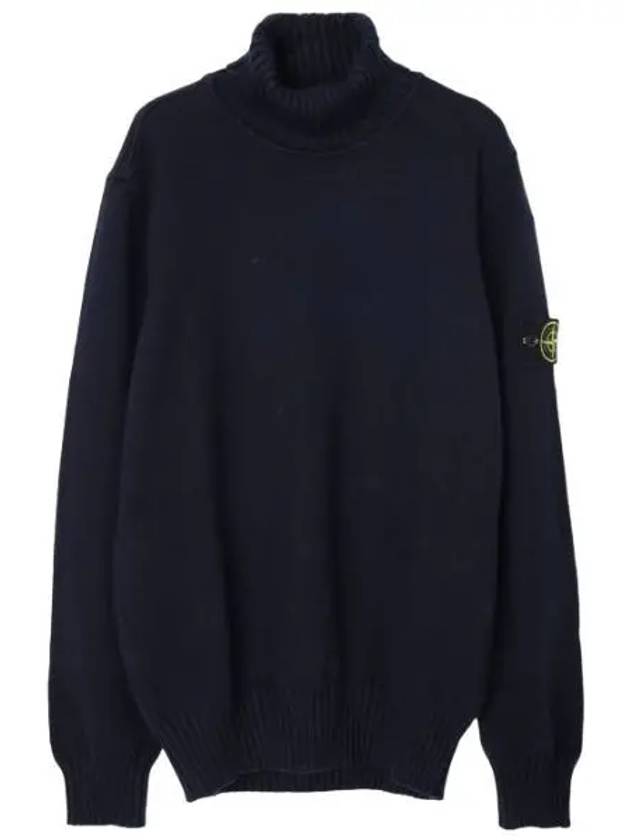 Winter cotton turtleneck knit loose fit men - STONE ISLAND - BALAAN 1