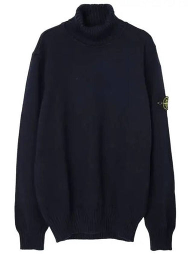 Knit winter cotton turtleneck loose fit - STONE ISLAND - BALAAN 1