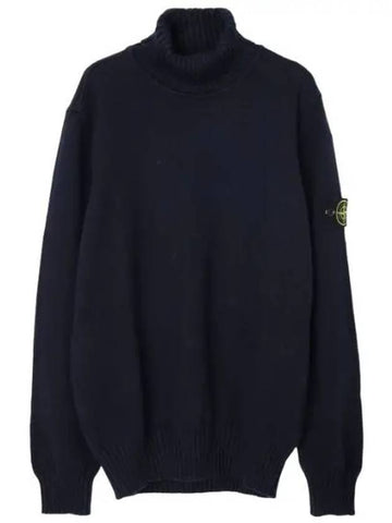 Winter cotton turtleneck knit loose fit - STONE ISLAND - BALAAN 1