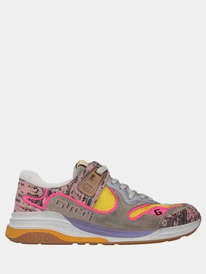 Women's Ultrapace Low Top Sneakers Pink Tejus - GUCCI - BALAAN 2