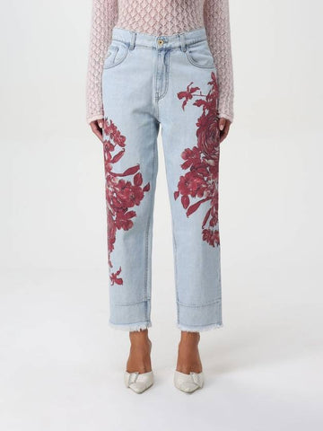 Jeans ricamato Blumarine - BLUMARINE - BALAAN 1