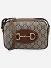 Horsebit 1955 Small Shoulder Bag Brown - GUCCI - BALAAN 2